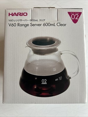 Hario V60 Range Server 600ml 2-3 Cups Made in Japan Brand New Open Box
