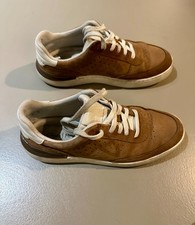 CLARKS Courtlite Run Men's Brown Nubuck Sneakers Shoes - 42