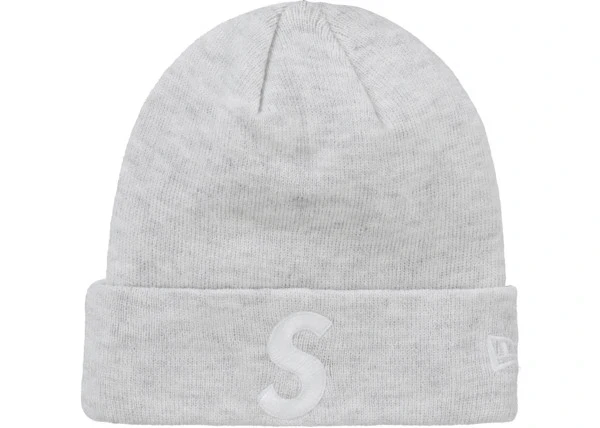 Taille OS   Bonnet Supreme New Era S Logo (FW24) gris bruyère (FW24) Heathe