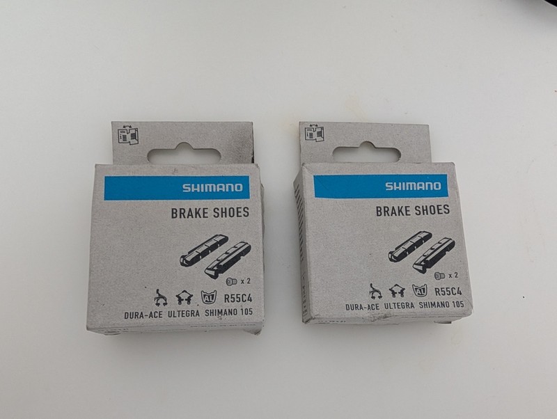 Genuine Shimano R55C4 Ultegra, Dura Ace, 105 Road Bike Brake Pads