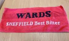 Wards Sheffield Best Bitter Bar Runner / Beer Towel Pub Brewery Breweriana