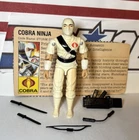 GI Joe Storm Shadow 1984 v1 *100% COMPLETE w/Card, NO CRACKS! Vintage Cobra ARAH