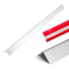 Stainless Steel Wall Corner Protector, 2 x 2 x 48 inch, 10 Pack Metal Corner Gua