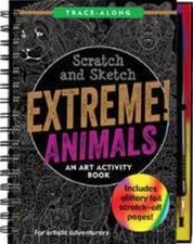 Scratch & Sketch Extreme Animals: An Art Activity Book by Peter Pauper Press (En