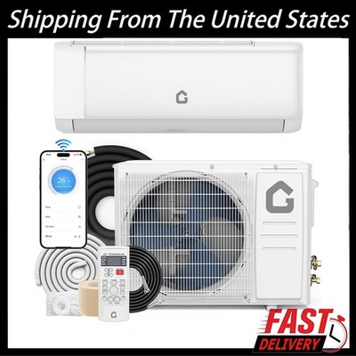 12000 BTU Ductless Mini Split Air Conditioners AC Heat Pump 18.5 SEER2 AC 220V