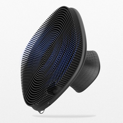 Face Scrubber, Gentle Pore Scrubber Silicone Exfoliating Black 
