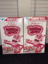 Franken Berry Cereal W/monster Marshmallows, Kids Cereal, Limited Edition (2)