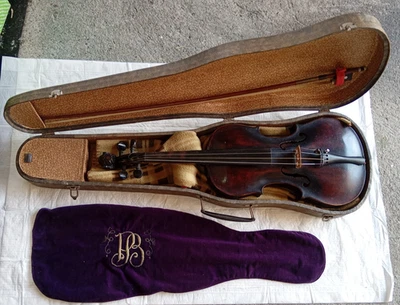 Vintage Geige Violine um ca. 1930er im Koffer HB - Bild 1 von 4