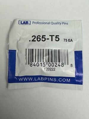 Lab Pins - 75ct - Lock Cylinder Pins - Master / Top Pin - .265 Grey | eBay