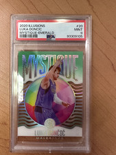 Luka Doncic PSA 9 Low POP 2020 Illusions Mystique Emerald Dallas Mavericks SP