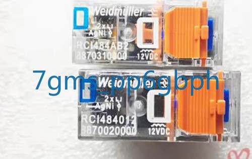 1 PCS NEW RCI484AB2 Weidmuller 8A/250VAC 8870310000 Relay 12VDC - Picture 1 of 4