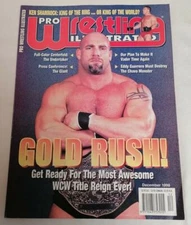 MAGAZINE - PWI Pro Wrestling Illustrated Dec 1998 Goldberg + Undertaker Poster