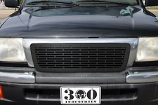 Custom Aftermarket Steel Grille Kit For 1998-00 Toyota Tacoma Bricks W Black Hw