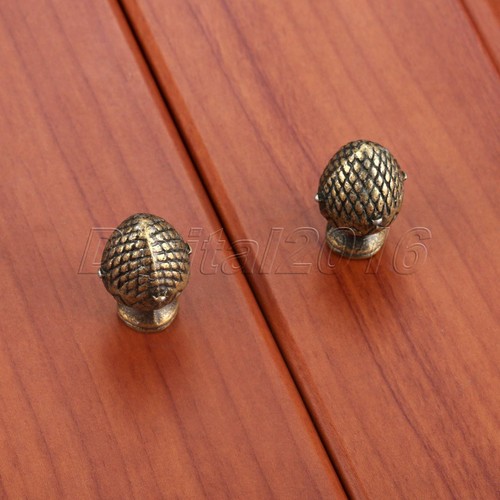 2x Zinc Alloy Strawberry Handle Pull Furniture Suitcase Drawer Door Knob 25x15mm - Picture 3 of 12