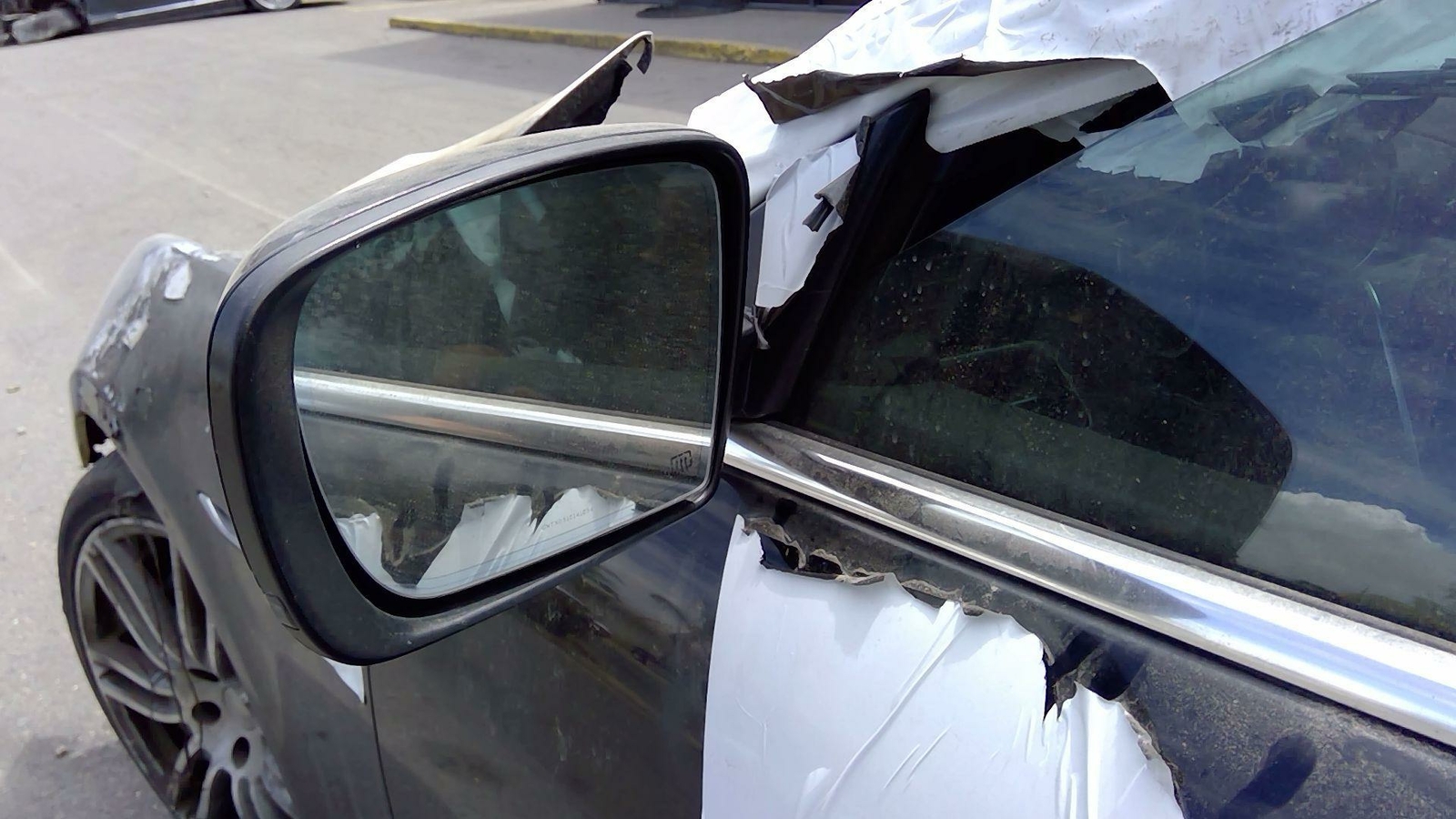15 MASERATI Ghibli Left Driver Side View Door Mirror Burned