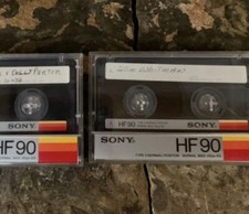 Sony HF 90 Cassette Tapes. 2. Used