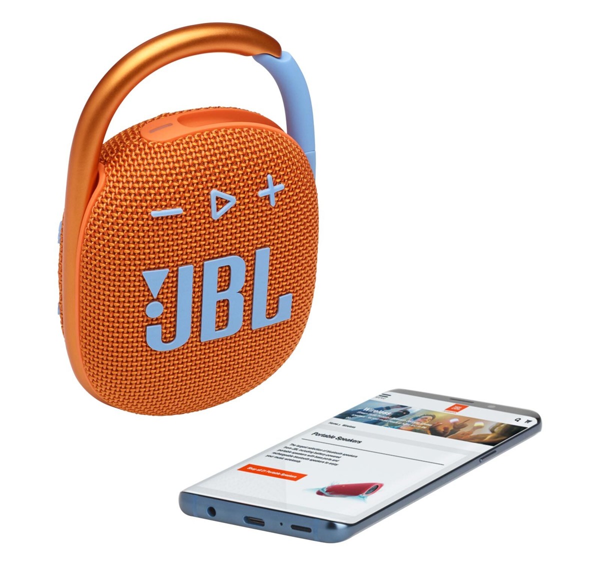 JBL Clip 4 Orange Portable Bluetooth Speaker | eBay