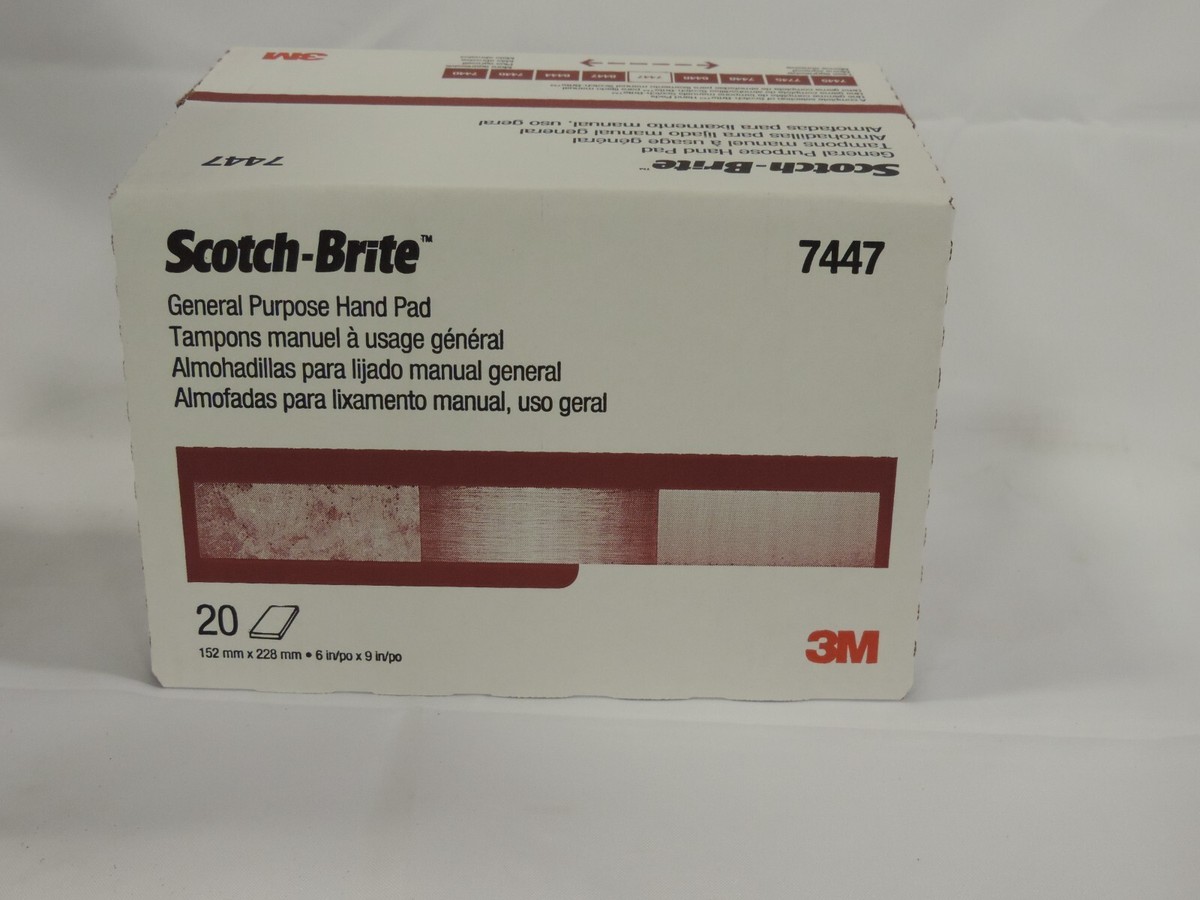 3M 7447 Scotch-Brite General Purpose Hand Pad 6