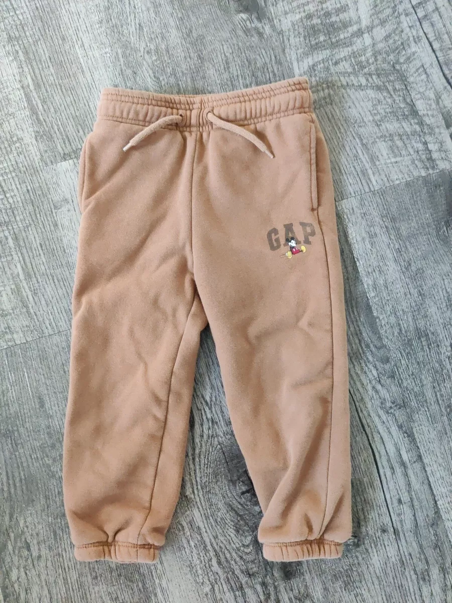 GAP Disney Sweatpants Mickey Mouse Size 2 Toddler Brown