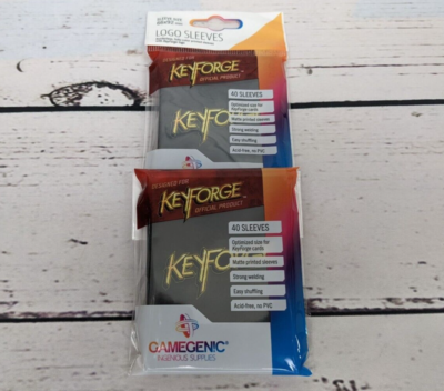 2 Packs GameGenic KeyForge Logo Card Sleeves Archon Deck - Black (40) New | eBay 2 Packs GameGenic KeyForge Logo Card Sleeves Archon Deck - Black (40) New | eBay