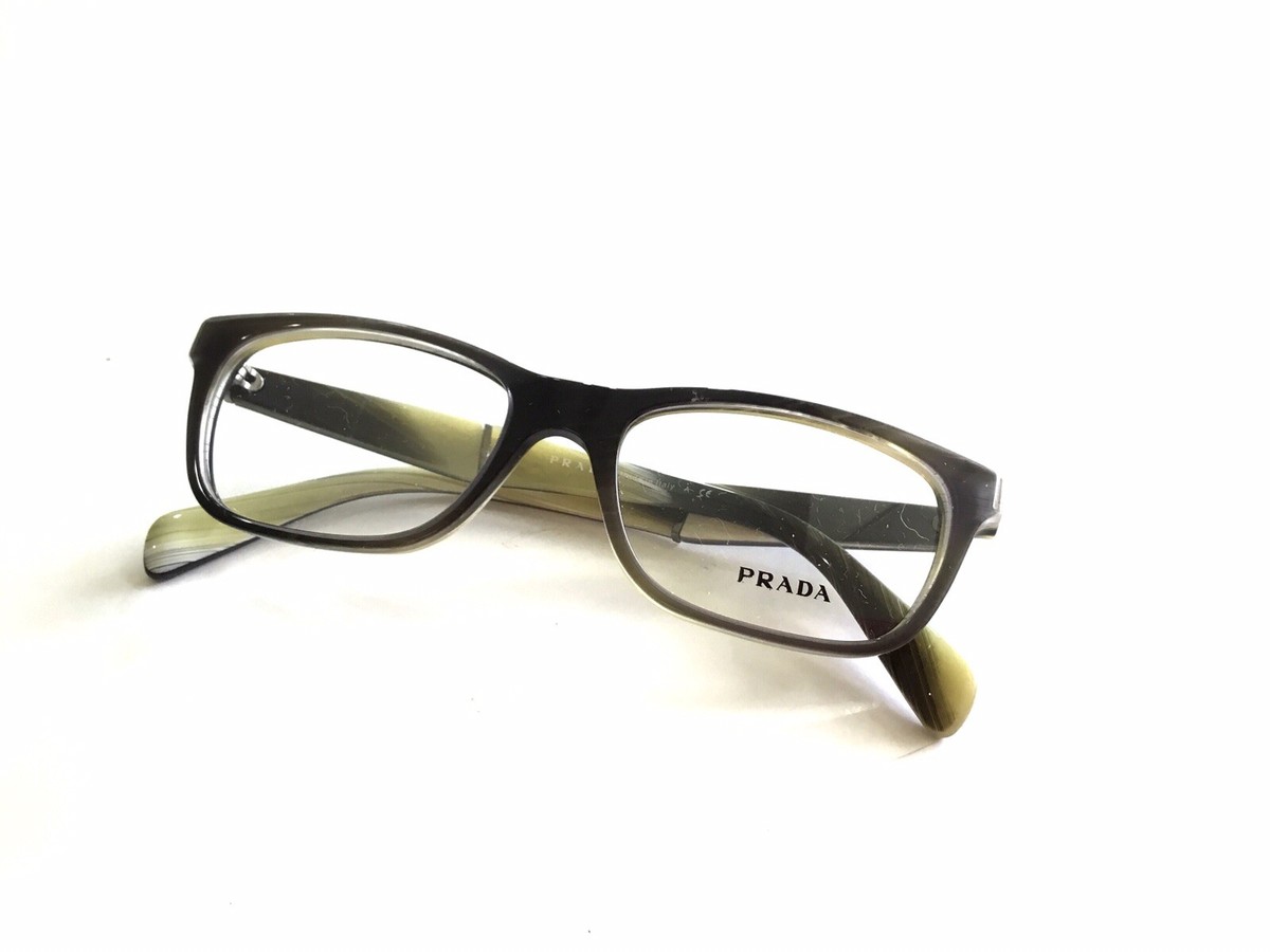 Prada Eyeglasses VPR 14P Gray/Beige VIB-1O1 Size 51mm