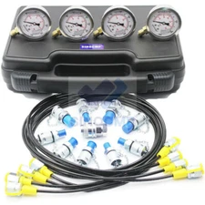 10-60MPa CMP Hydraulic Pressure Gauge Test Kit Fits Komatsu/CAT/CASE/JohnDeere