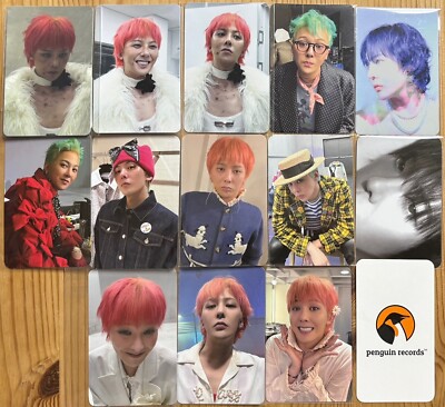BIGBANG G-DRAGON MUSIC CARD 4点 BIGBANG G-DRAGON MUSIC CARD 4点