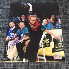 PETE WEBER SIGNED AUTOGRAPH 8X10 PHOTO BOWLING LEGEND PBA HOF BECKET BAS COA