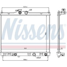 Radiateur Nissan NV200