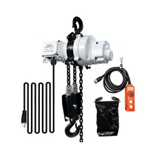 Electric Chain Hoist 2200lbs,Single Phase Overhead Crane with G80 Chain,110V ...