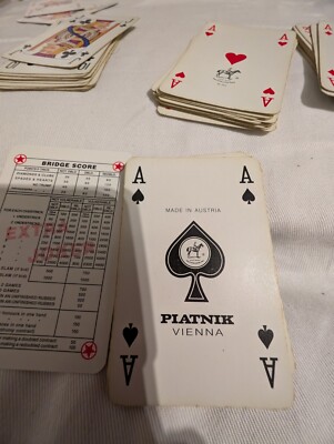Piatnik Wien Vienna Playing Cards Made In Austria | #3774002654