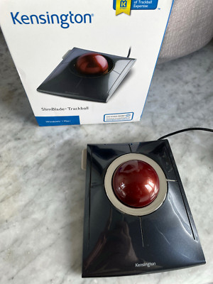 Modded Kensington K72327EU SlimBlade Maus, kabelgebundene Maus mit Trackball