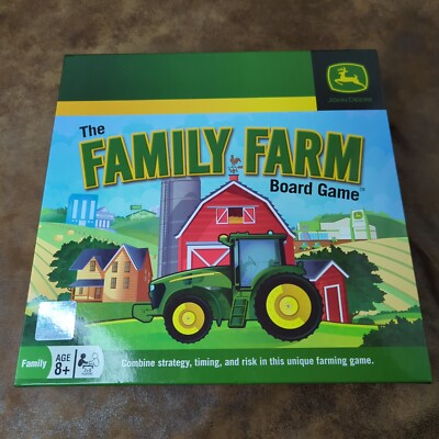 John Deere The Family Farm Board Game Fundex Games Farming Game