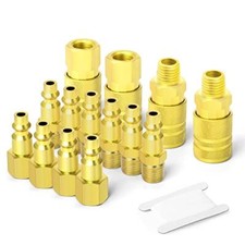 14PCS Air Hose Fittings, 1/4''NPT Quick Connect Air Coupler  Plug Kit, I/M Type