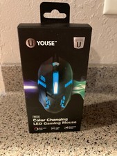 U Youse GAMING WIRED MOUSE/ COLOR CHANGING LED NEW