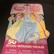 Temporary Tattoo 50 PCs Party Favor Tattoos Disney Princess