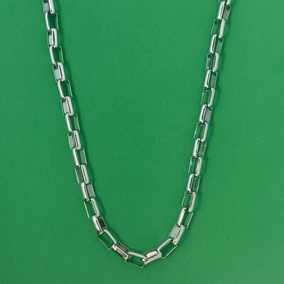 Titanium Steel Link Chain Necklace for Men Women,Punk Hip Hop