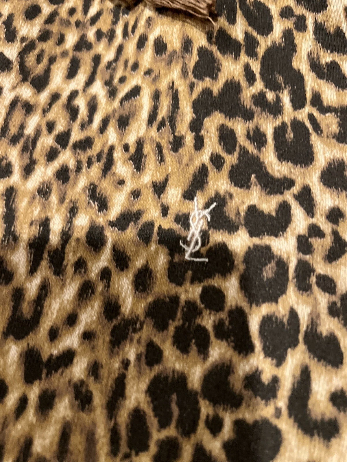 SAINT LAURENT (YSL) Felpa con cappuccio da uomo stampa leopardata Saint Laurent. S. $1090