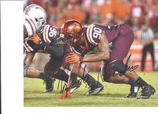 DADI NICOLAS VIRGINIA TECH HOKIES SIGNED 8X10 PHOTO W/COA  #2