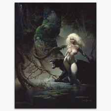 Vintage Print 149- Princess and the Panther