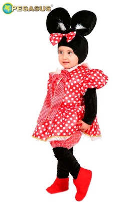 COSTUME TOPOLETTA BAMBINA VESTITO CARNEVALE PEGASUS DA 3 A 6 ANNI | eBay