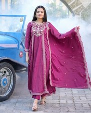Women Dress Pakistani Salwar Kameez Readymade Suits Indian Wedding Party 3 Piece