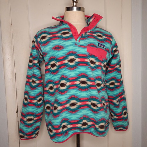 Fleece Pullover Aztec Teal 