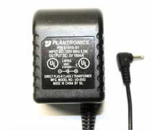 Plantronics 61816-01 AC Adapter DC 5V 180mA for M1000 M1500 M2500 M3000 Headset