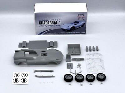 1:12 Chaparral 1 1963 Resin Model Kit Sebring Jim Hall Vintage