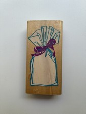 Rubber Stampede Posh Impressions - Clearly Wrapped - 1990s Rubber Stamp