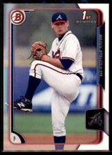 2015 Bowman Draft Matt Withrow #36 Atlanta Braves