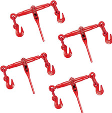 4 Pack Chain Load Binder, 1/4 to 5/16 Inch Load Binders Working Load Limit with