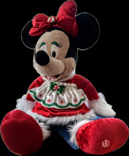 Minnie Mouse 29  Plush Mrs Claus Disney Store Exclusive Christmas- excellent