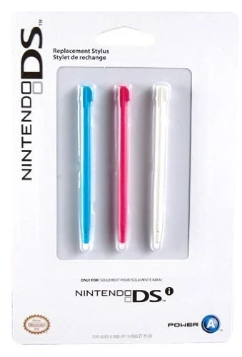 Nintendo DS Stylus 3 pack for Nintendo DSi - new